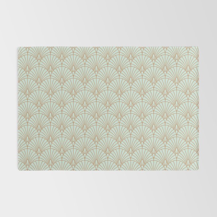 Art Deco fan pattern Rug Gallery Image 2