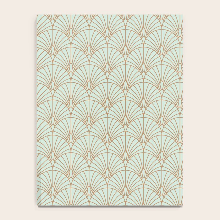 Art Deco fan pattern Notebook Gallery Image 4