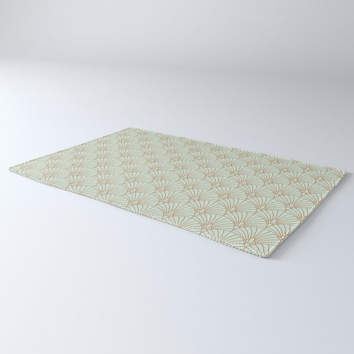 Art Deco fan pattern Rug Gallery Image 3
