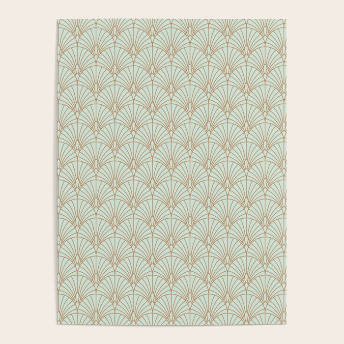 Art Deco fan pattern Poster Gallery Image 4