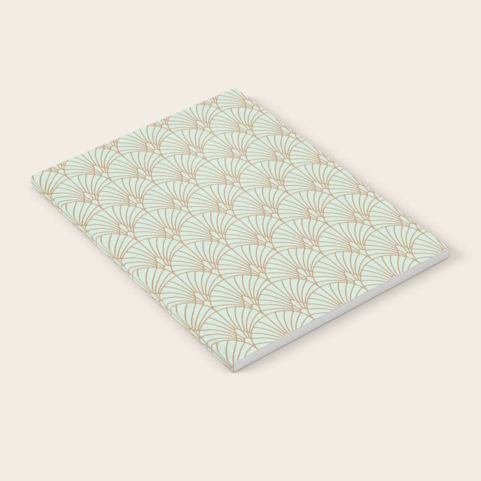 Art Deco fan pattern Notebook Gallery Image 2