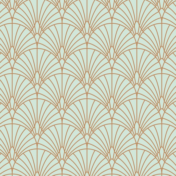 Art Deco fan pattern Coffee Mug Gallery Image 2