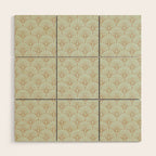Art Deco fan pattern Wood Wall Art Gallery Image 1