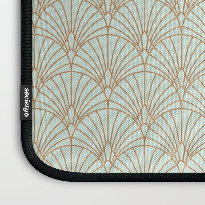 Art Deco fan pattern Laptop Sleeve Gallery Image 3
