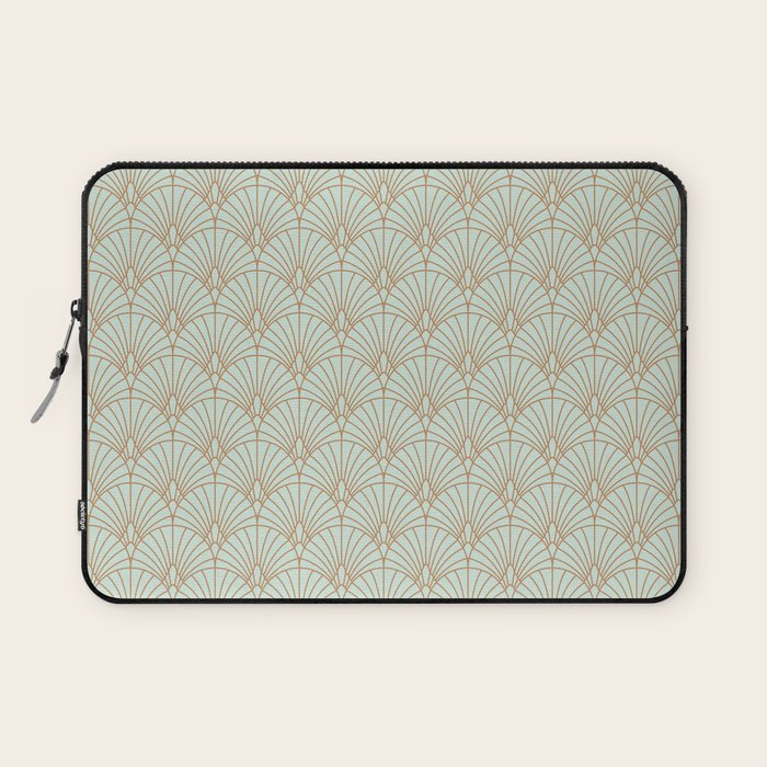 Art Deco fan pattern Laptop Sleeve Gallery Image 1
