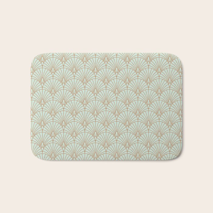 Art Deco fan pattern Bath Mat Gallery Image 1