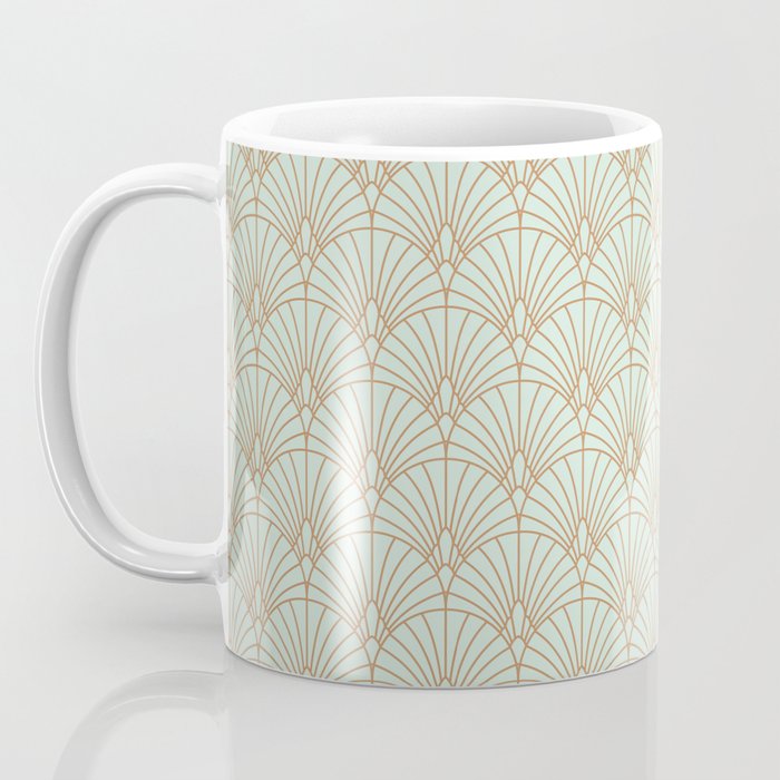 Art Deco fan pattern Coffee Mug Gallery Image 3