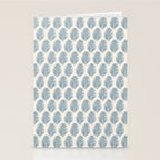 Palm Leaf Blue And Cream Stationery Card Gallery Image 2