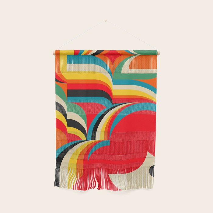 Colorful Abstract Figurative  Wall Hanging Gallery Image 1