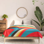 Colorful Abstract Figurative  Comforter Gallery Image 3