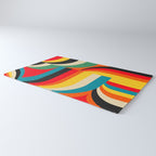 Colorful Abstract Figurative  Rug Gallery Image 3