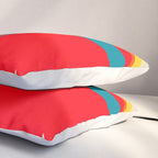 Colorful Abstract Figurative  Pillow Sham Gallery Image 3