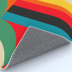 Colorful Abstract Figurative  Rug Gallery Image 4