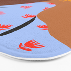 Woman Looking Back Bath Mat Gallery Image 3
