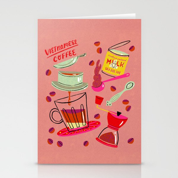 Vietnamese Coffee Stationery Card Gallery Image 2