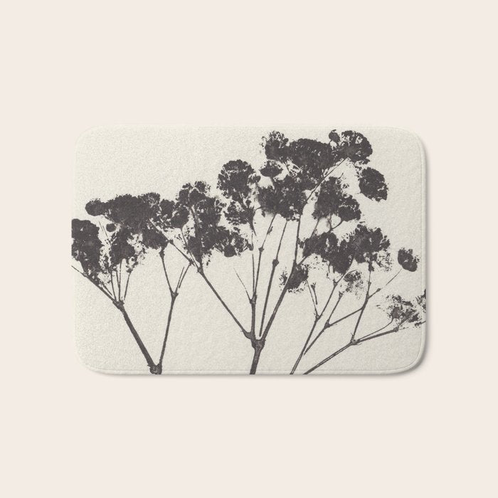 Blooms of Gypsophila #1 Bath Mat Gallery Image 1
