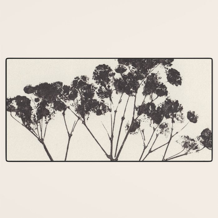 Blooms of Gypsophila #1 Desk Mat Gallery Image 3