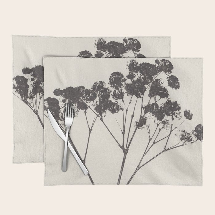 Blooms of Gypsophila #1 Placemat Gallery Image 1