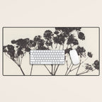 Blooms of Gypsophila #1 Desk Mat Gallery Image 1
