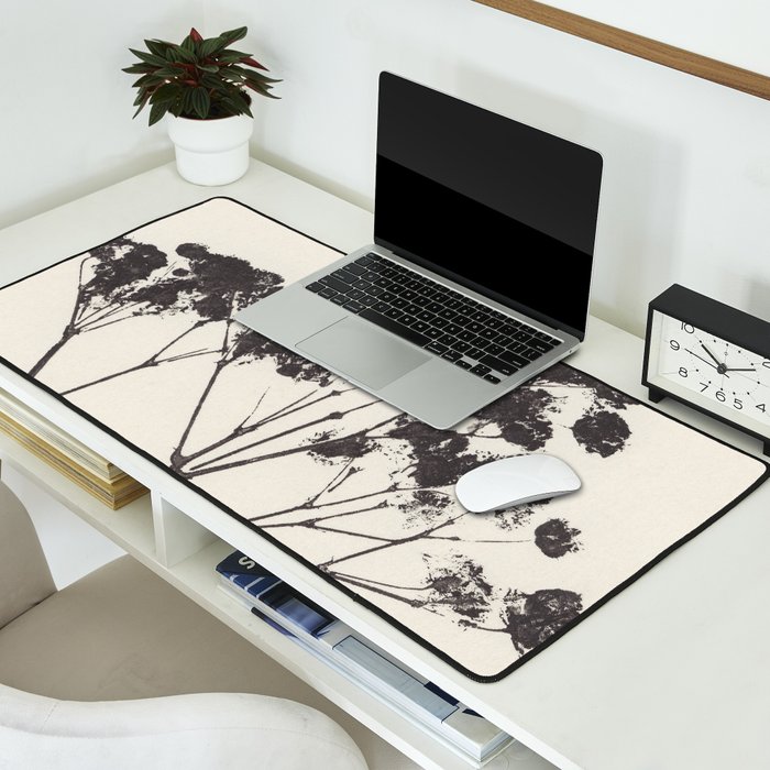Blooms of Gypsophila #1 Desk Mat Gallery Image 2