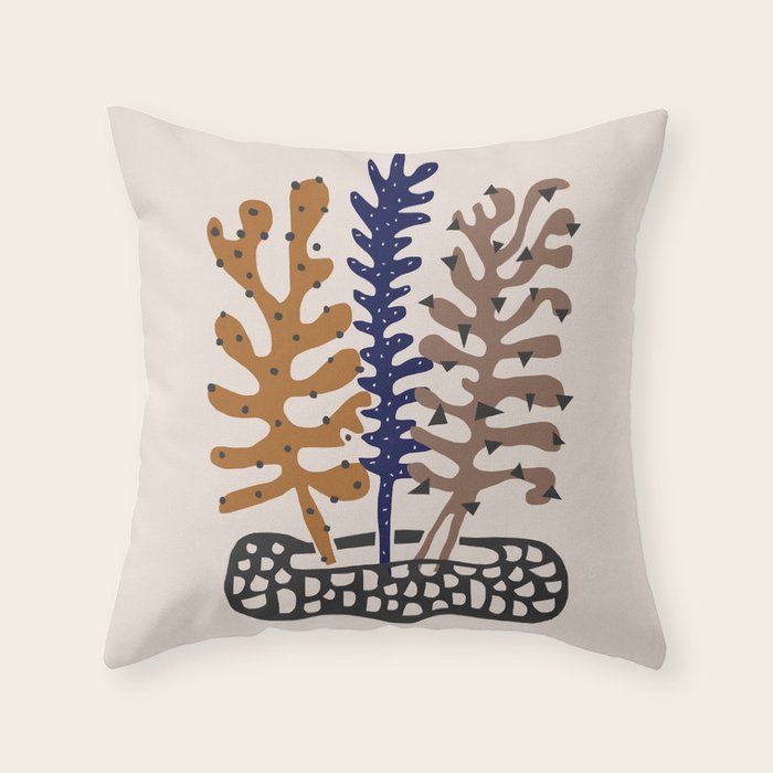 Plant Composition III Throw Pillow Gallery Image 6