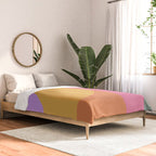 Colorful Wavy Stripes Abstract Comforter Gallery Image 2