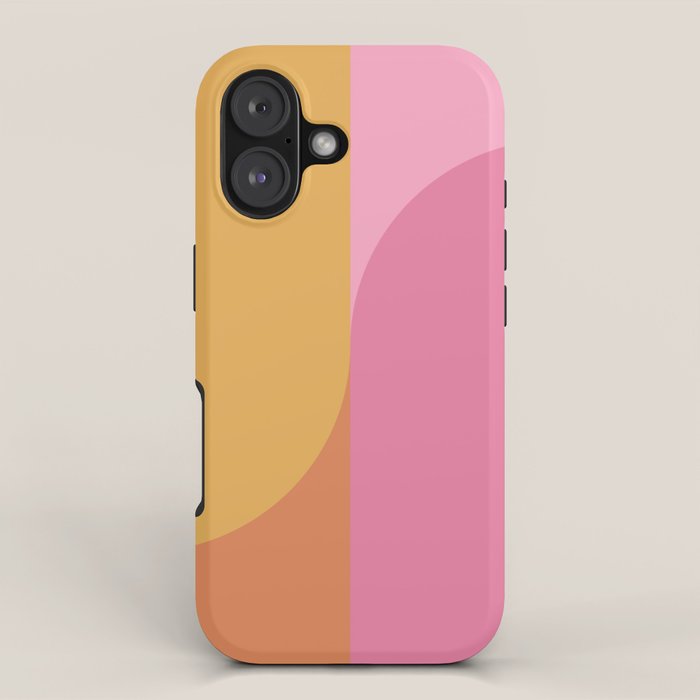 Colorful Wavy Stripes Abstract iPhone Case Gallery Image 1