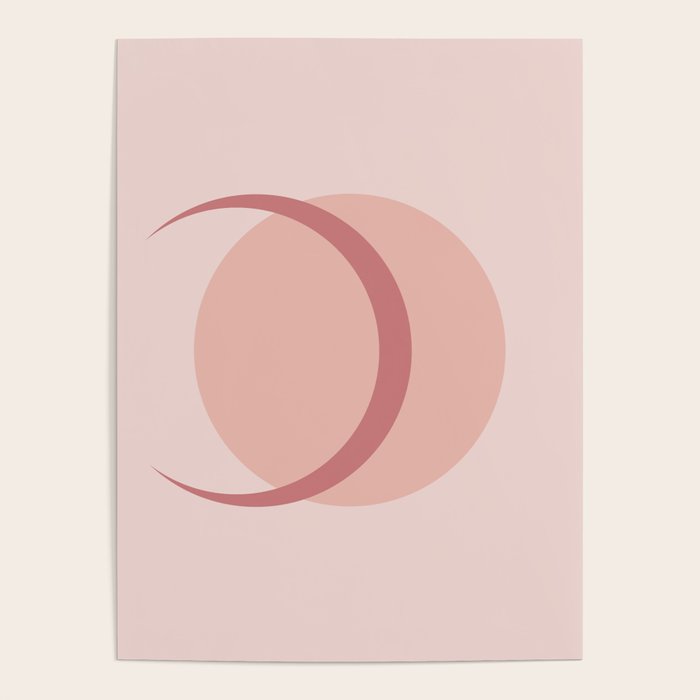 Full / Crescent Abstract Moon VIII Poster Gallery Image 4