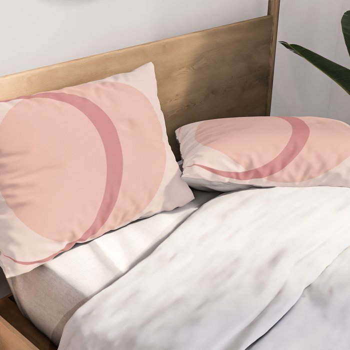 Full / Crescent Abstract Moon VIII Pillow Sham Gallery Image 2