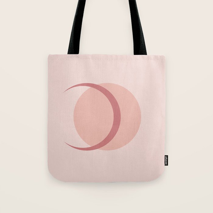 Full / Crescent Abstract Moon VIII Tote Bag Gallery Image 1
