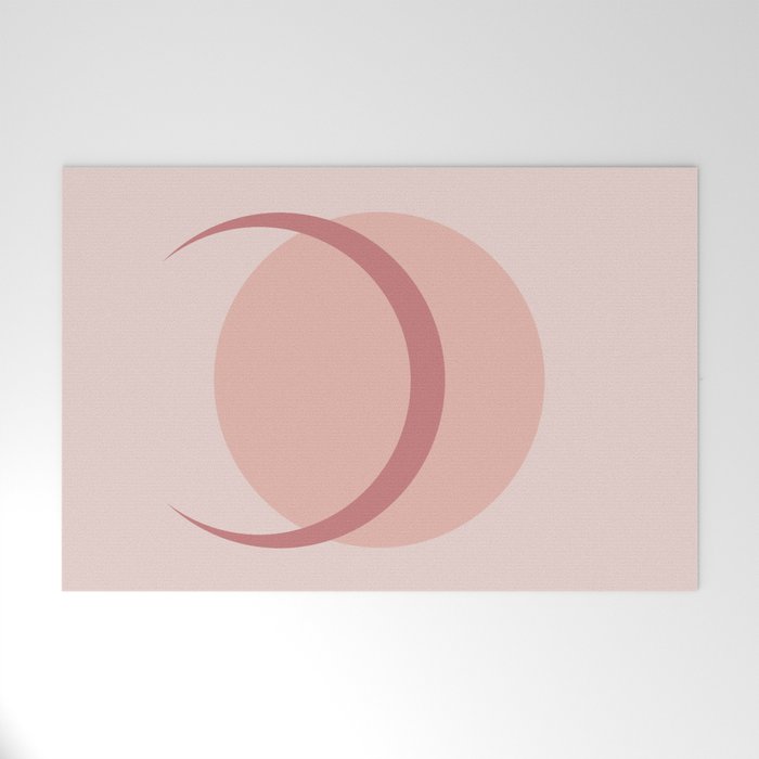 Full / Crescent Abstract Moon VIII Welcome Mat Gallery Image 1