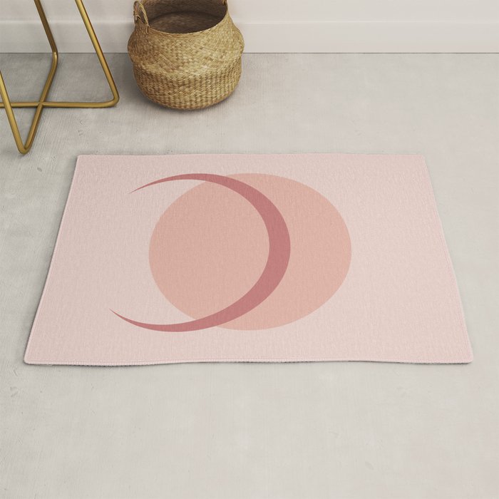 Full / Crescent Abstract Moon VIII Rug Gallery Image 1