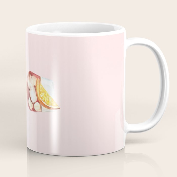 Aperol Spritz: Retro Classic Cocktail 01 Coffee Mug Gallery Image 1