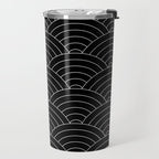 Waves (Black) Travel Mug Gallery Image 2