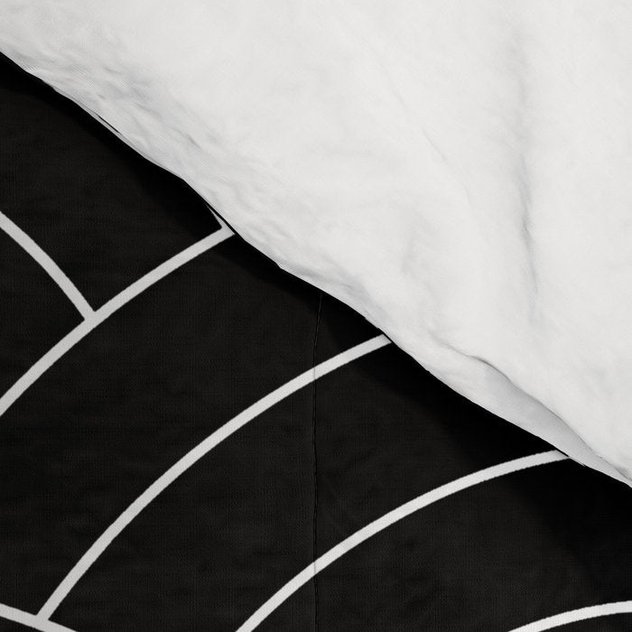 Waves (Black) Comforter Gallery Image 4
