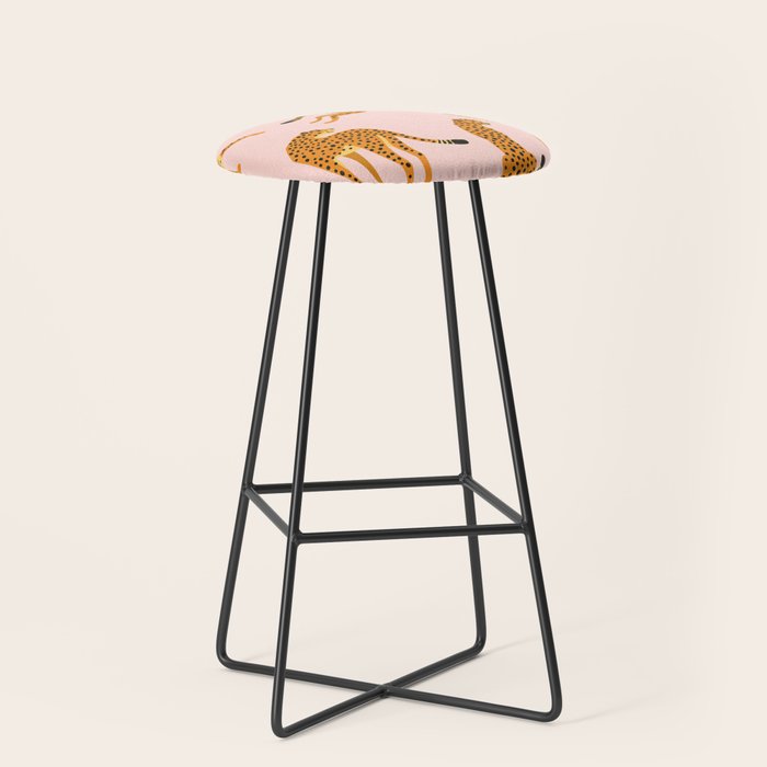 Leopard pattern Stool Gallery Image 1