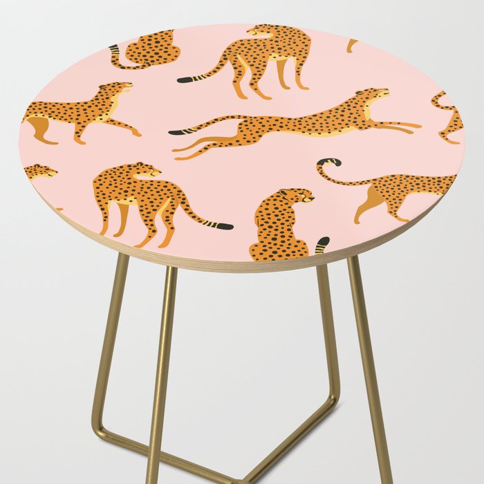 Leopard pattern Side Table Gallery Image 2