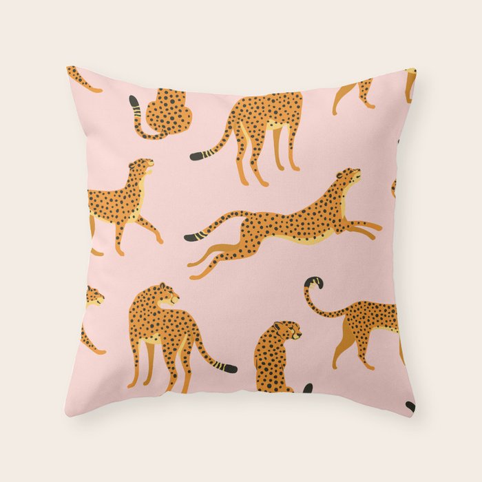 Leopard pattern Throw Pillow Gallery Image 6