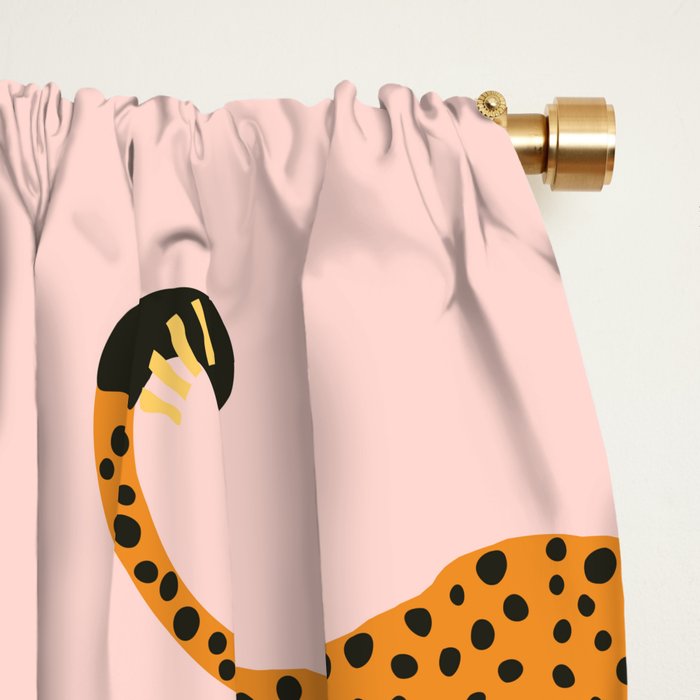 Leopard pattern Window Curtain Gallery Image 2