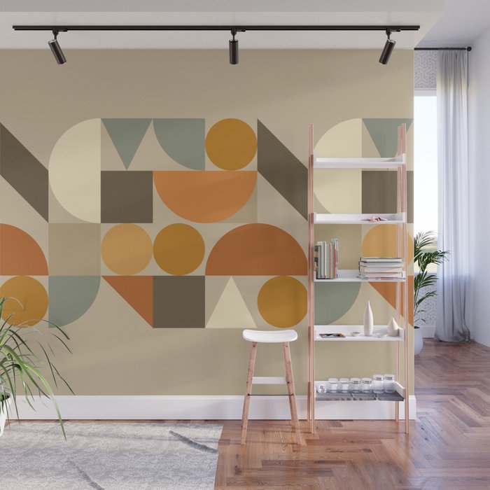 Mid Century 29A Wall Mural Gallery Image 1