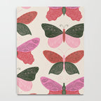 Tattooed Butterflies - Pink & Green Notebook Gallery Image 4
