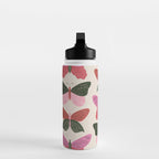 Tattooed Butterflies - Pink & Green Water Bottle Gallery Image 3