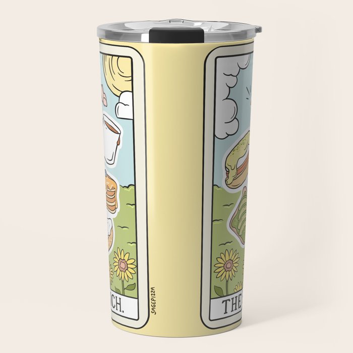 Brunch Reading Travel Mug Gallery Image 1