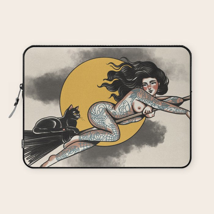 Witty Witch Laptop Sleeve Gallery Image 1