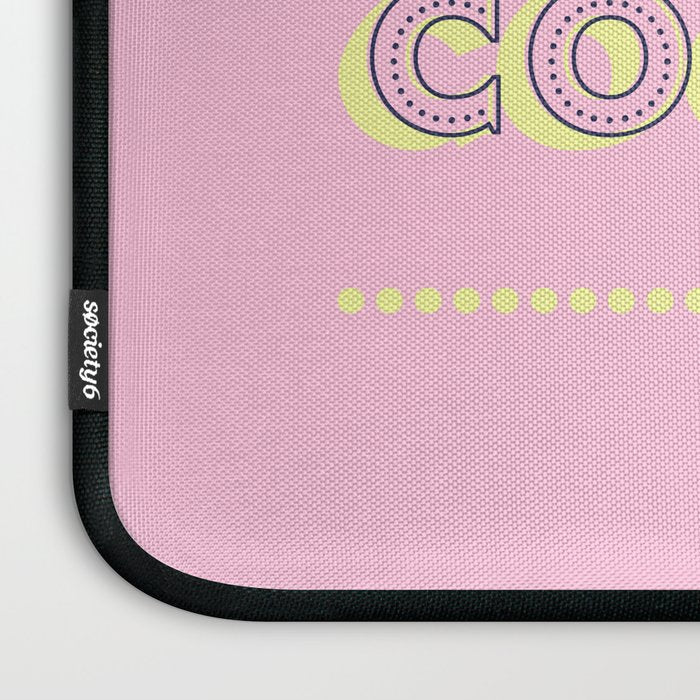 Pastel Pink Party Cocktails Laptop Sleeve Gallery Image 3