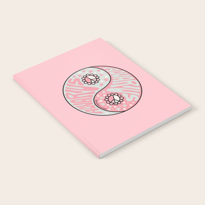 Aquarius Yin Yang Notebook Gallery Image 1