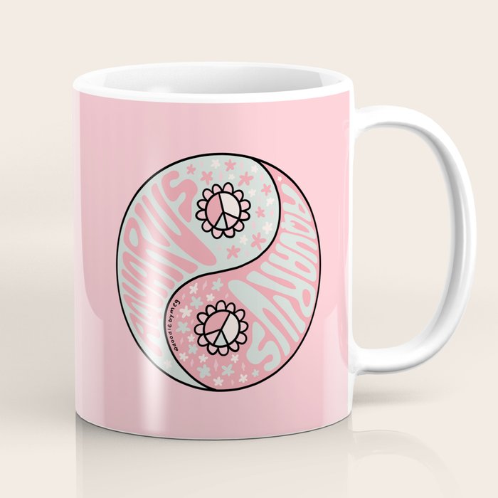 Aquarius Yin Yang Coffee Mug Gallery Image 1
