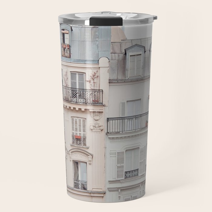 Bonjour Montmartre - Paris Architecture, Travel Photography Travel Mug Gallery Image 1