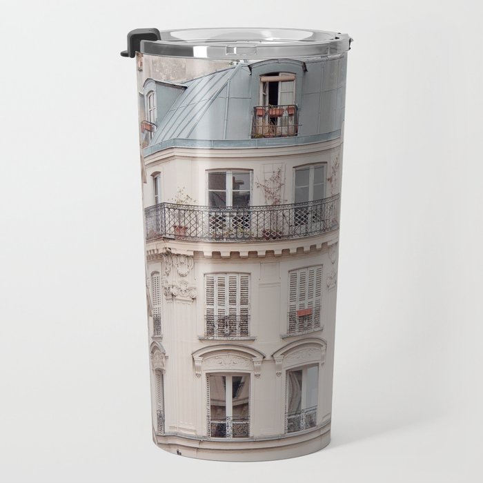 Bonjour Montmartre - Paris Architecture, Travel Photography Travel Mug Gallery Image 3
