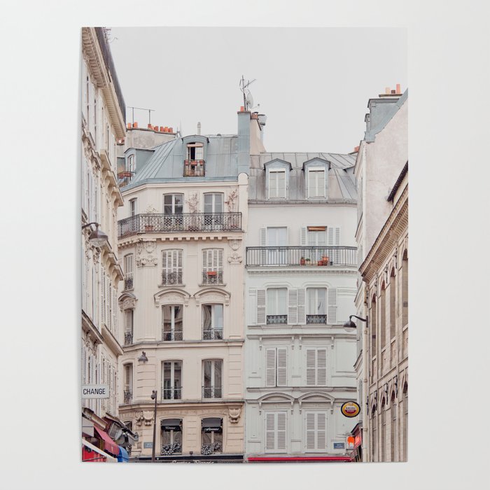 Bonjour Montmartre - Paris Architecture, Travel Photography Poster Gallery Image 1